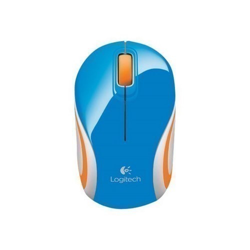 RATON LOGITECH M187 MINI AZUL INALAMBRICO